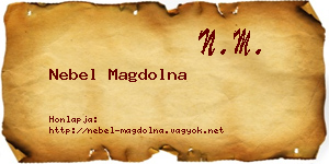 Nebel Magdolna névjegykártya